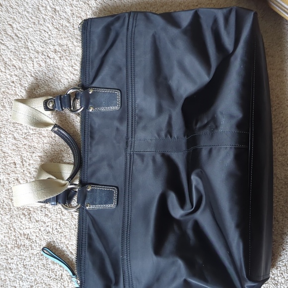 COACH LEATHERWARE HAMPTON 11748 MULTIPURPOSE TOTE SHOULDER BABY BAG - Picture 4 of 6